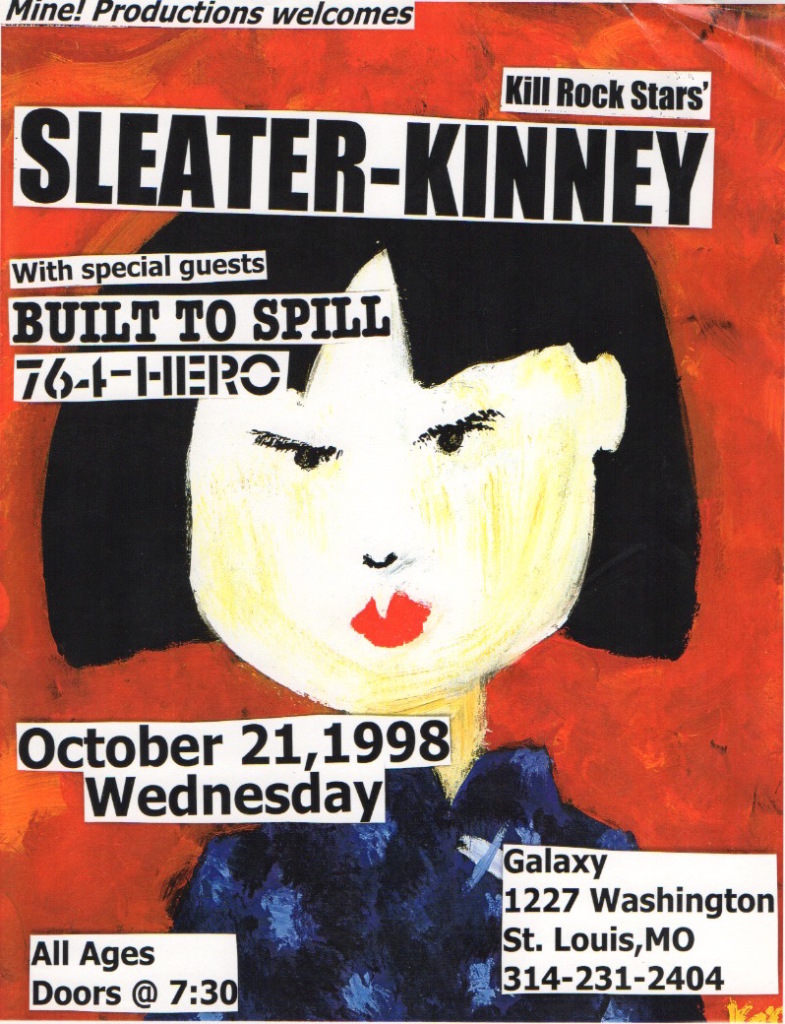 Sleater Kinney Galaxy 98